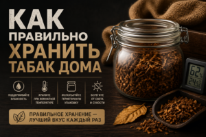 Как правильно хранить табак для самокруток и сигаретных гильз Как правильно хранить табак для самокруток и сигаретных гильз