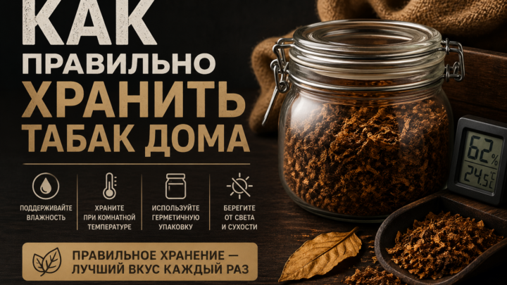 Как правильно хранить табак для самокруток и сигаретных гильз