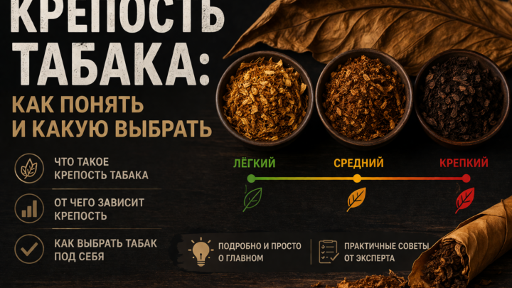 Крепость развесного табака: как понять и какую выбрать